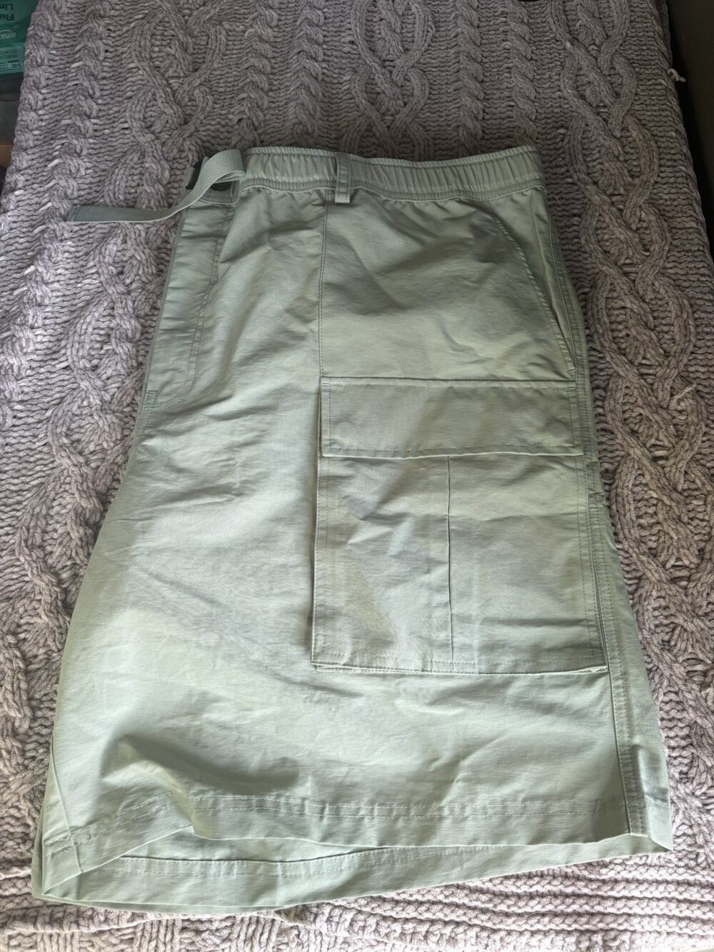 Woolrich Cargo Shorts Men’s size 3xl Belted Mint Green NWOT
